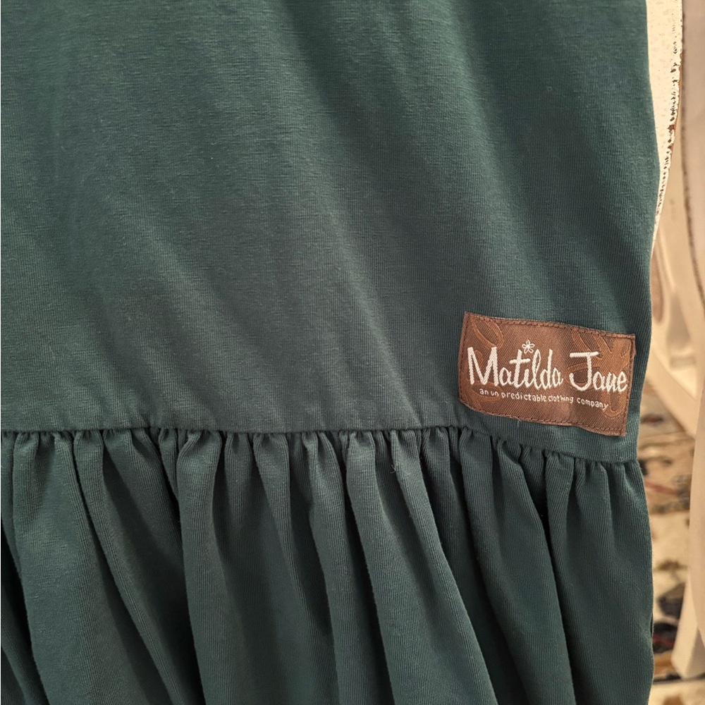 Matilda Jane Teal Ruffle Hem Pants - Picture 7 of 8